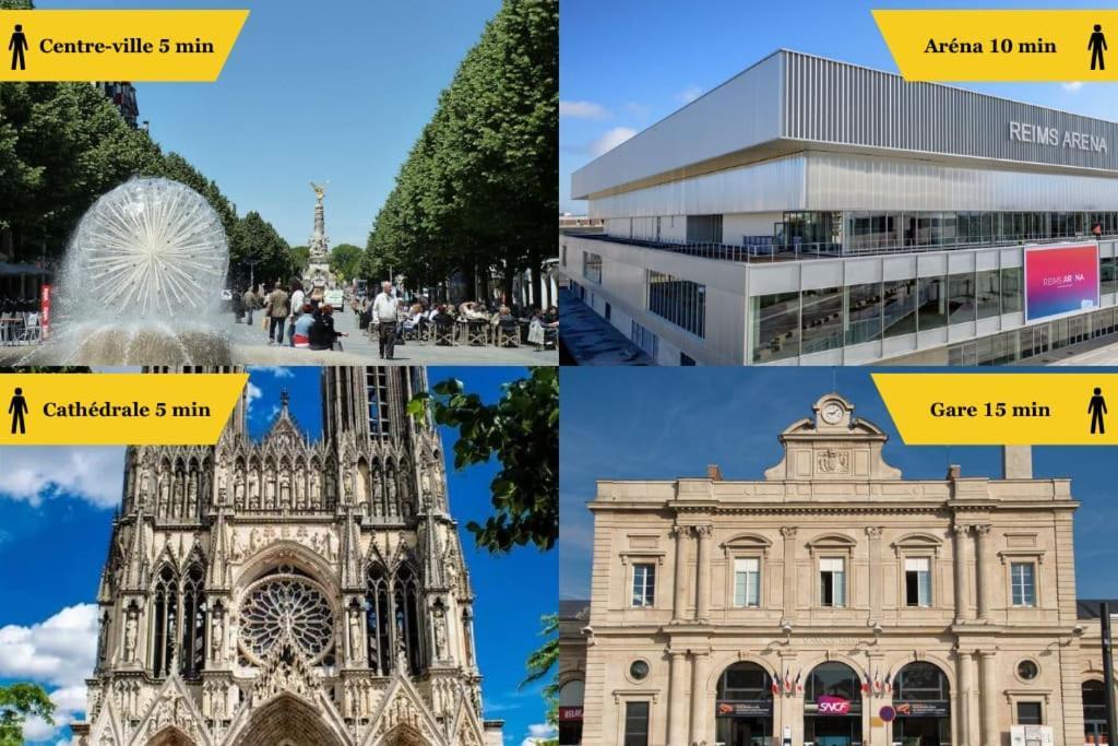 Forum Flower Spacieux T2 Au Coeur De La Ville Reims Kültér fotó
